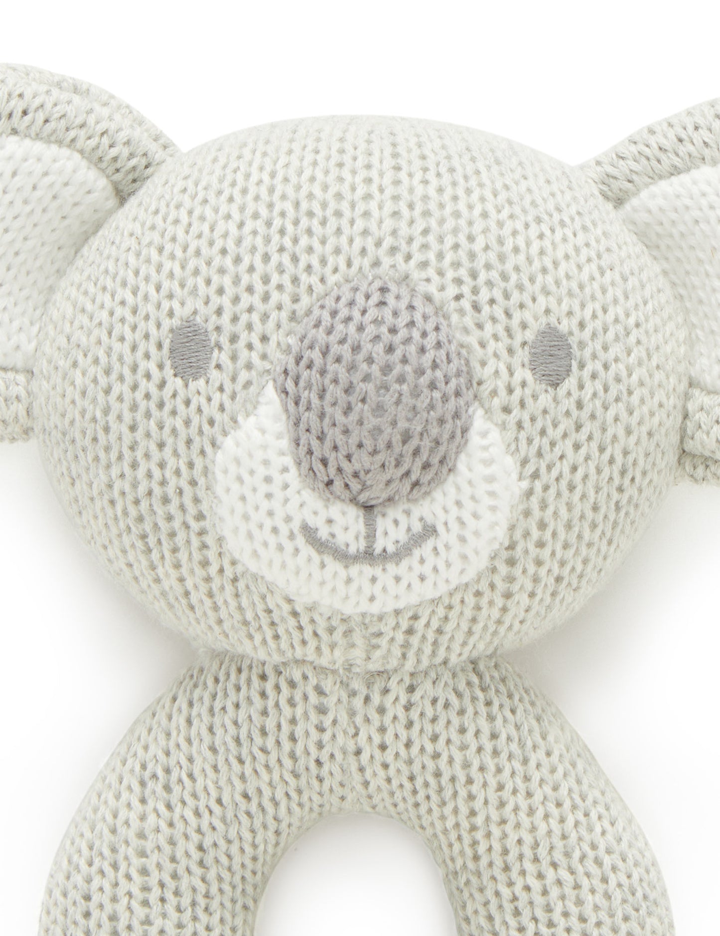 Purebaby ピュアベビー KNITTED RATTLE ガラガラ