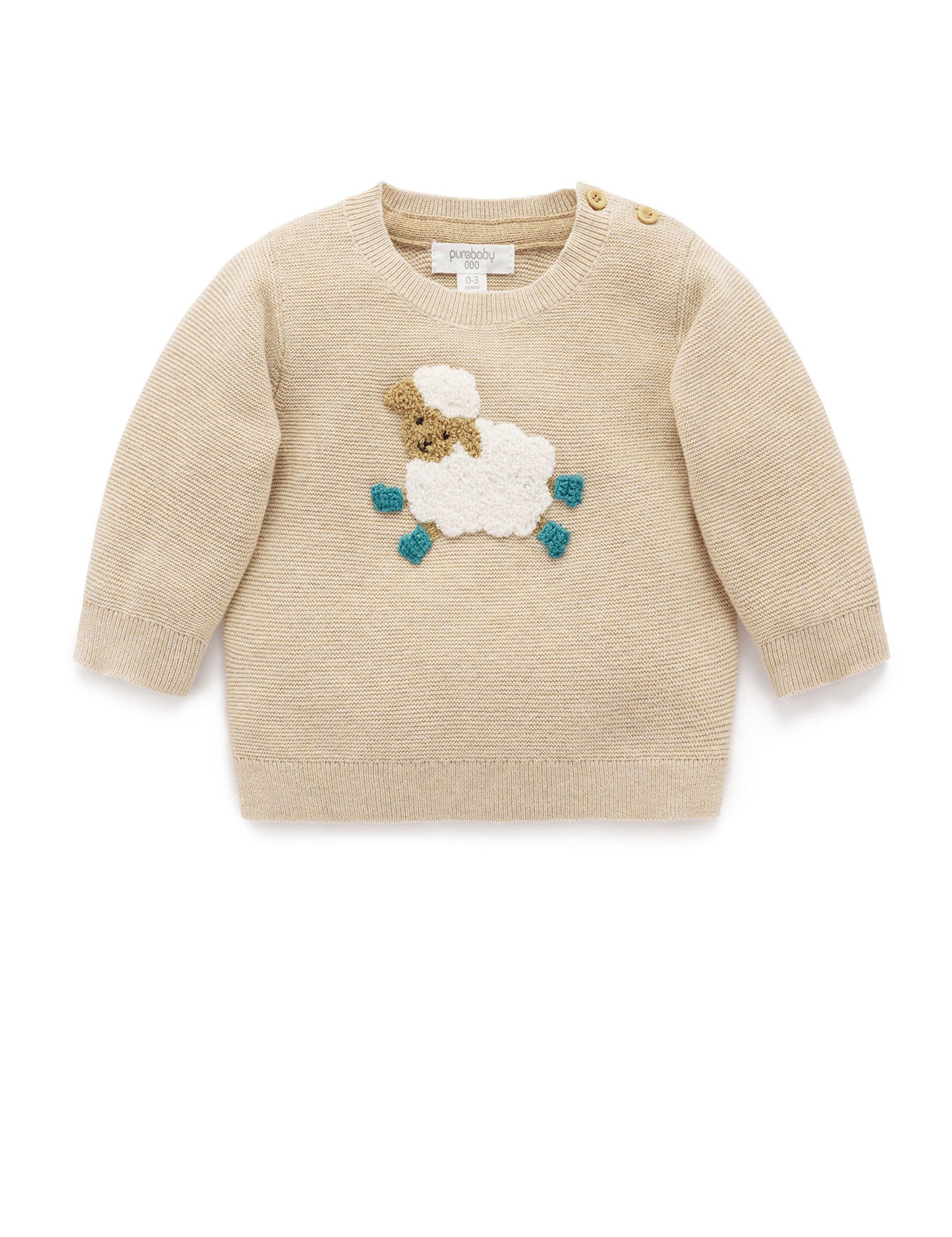 Purebaby ピュアベビー ON THE FARM JUMPER PN1004W25