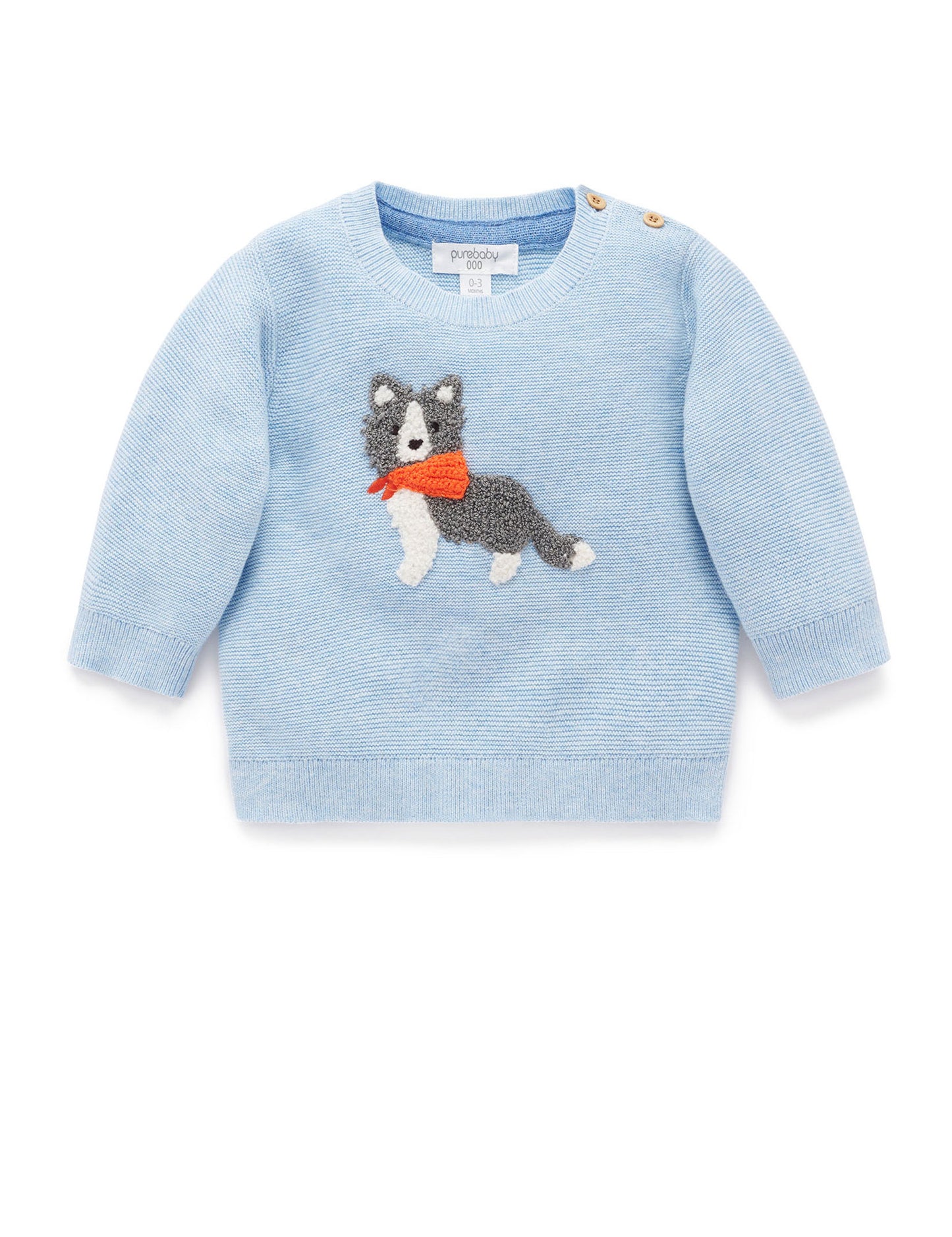 Purebaby ピュアベビー ON THE FARM JUMPER PN1004W25