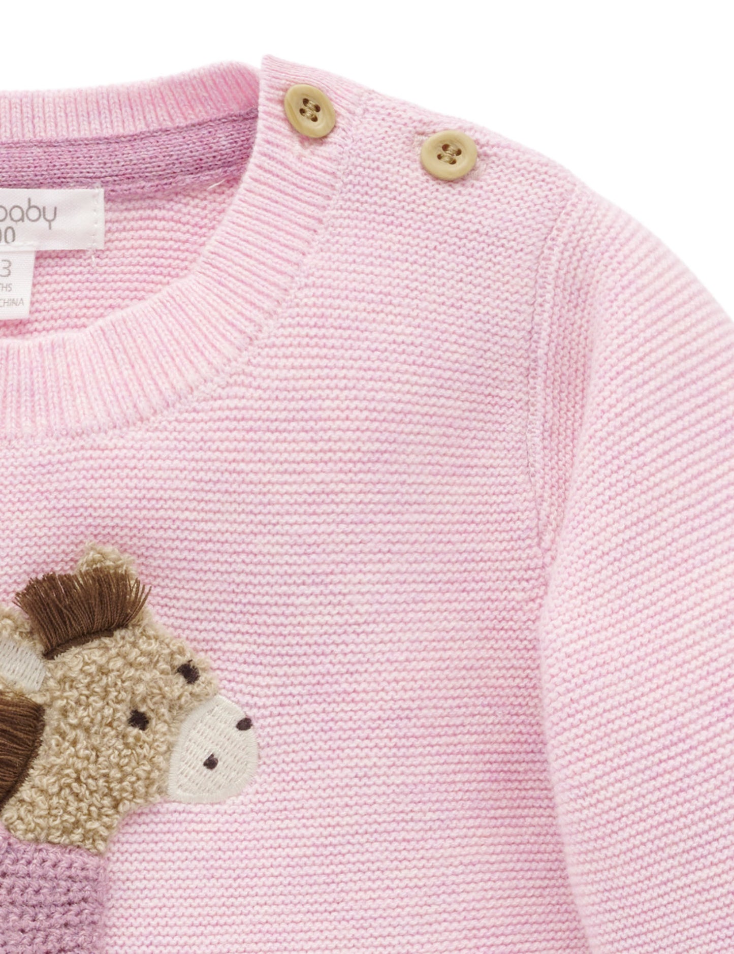 Purebaby ピュアベビー ON THE FARM JUMPER PN1004W25