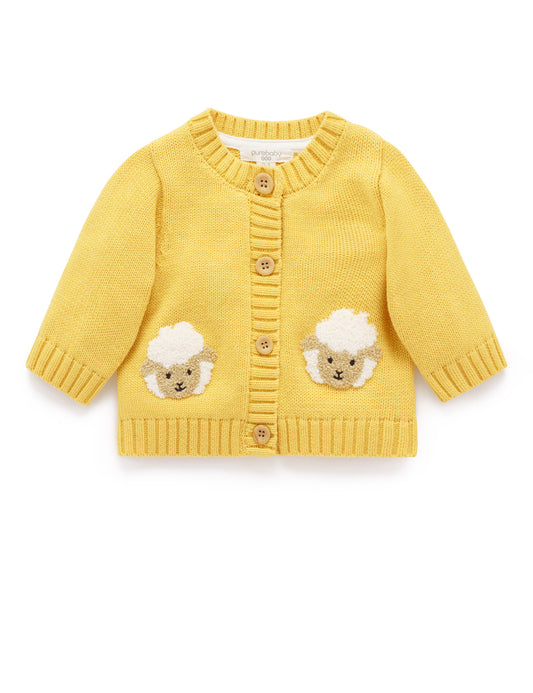 Purebaby ピュアベビー FARM FRIENDS CARDIGAN PN1014W25