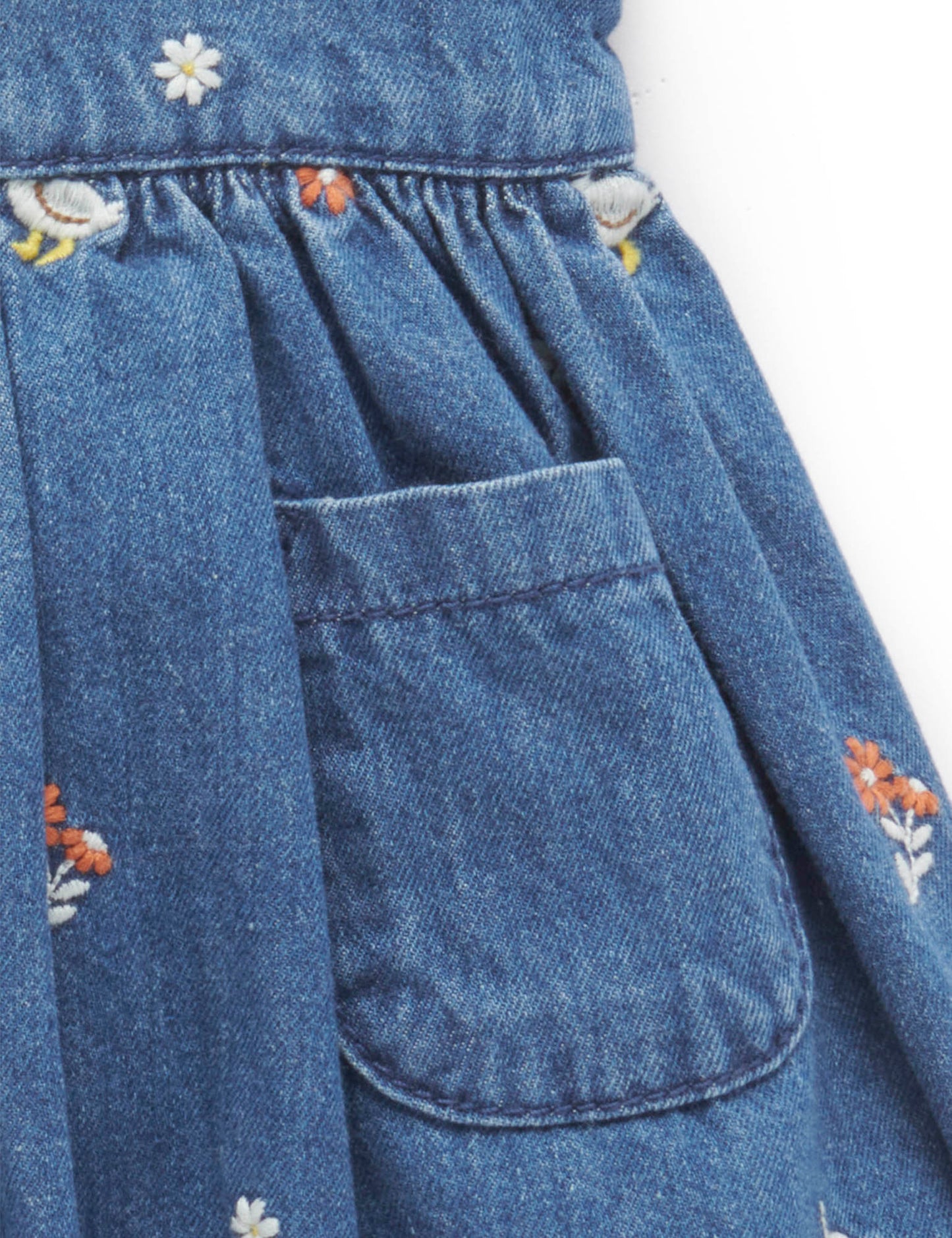 【3 last one】Purebaby ピュアベビー EMBROIDERED PINNIE PB1005W24