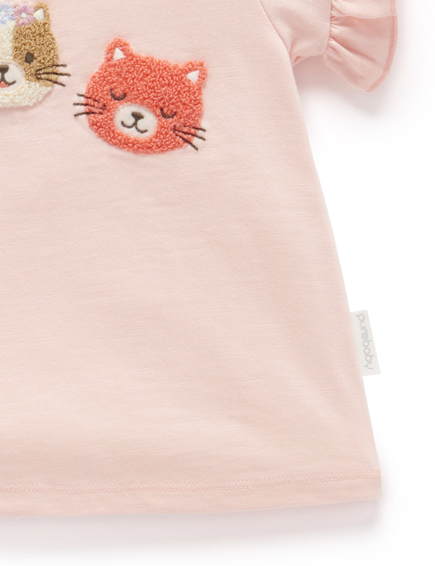 Purebaby ピュアベビー RUFFLE TEE PB1053S24