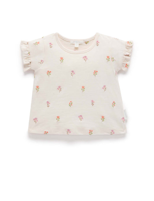 Purebaby ピュアベビー RUFFLE TEE PB1053S24