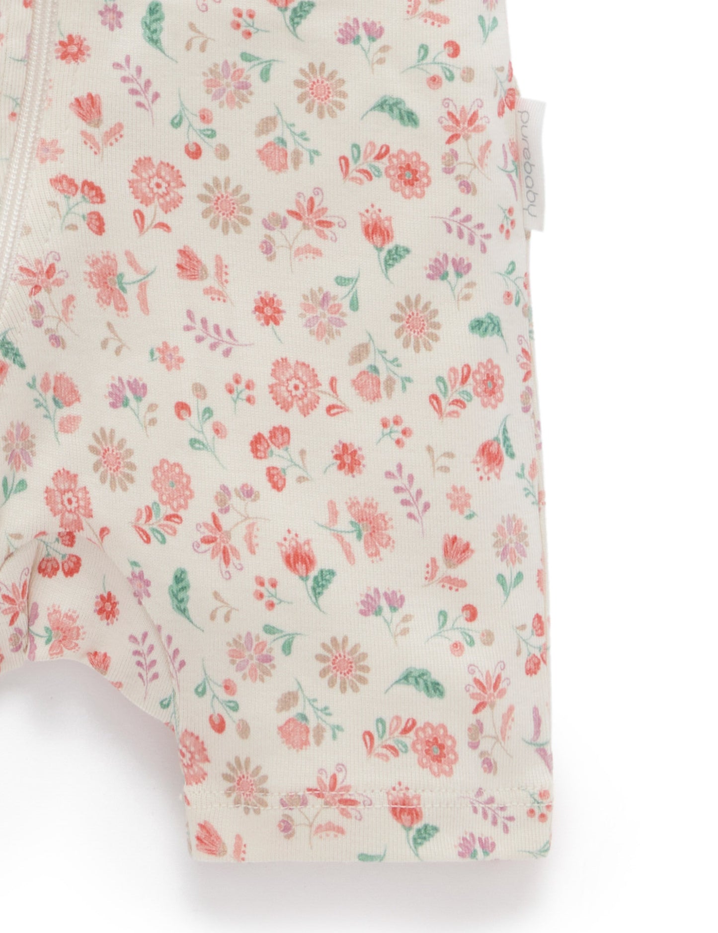 Purebaby ピュアベビー  2 PACK S/SLV DIGITAL GROWSUIT EMILIA PRINT PNW1022NS