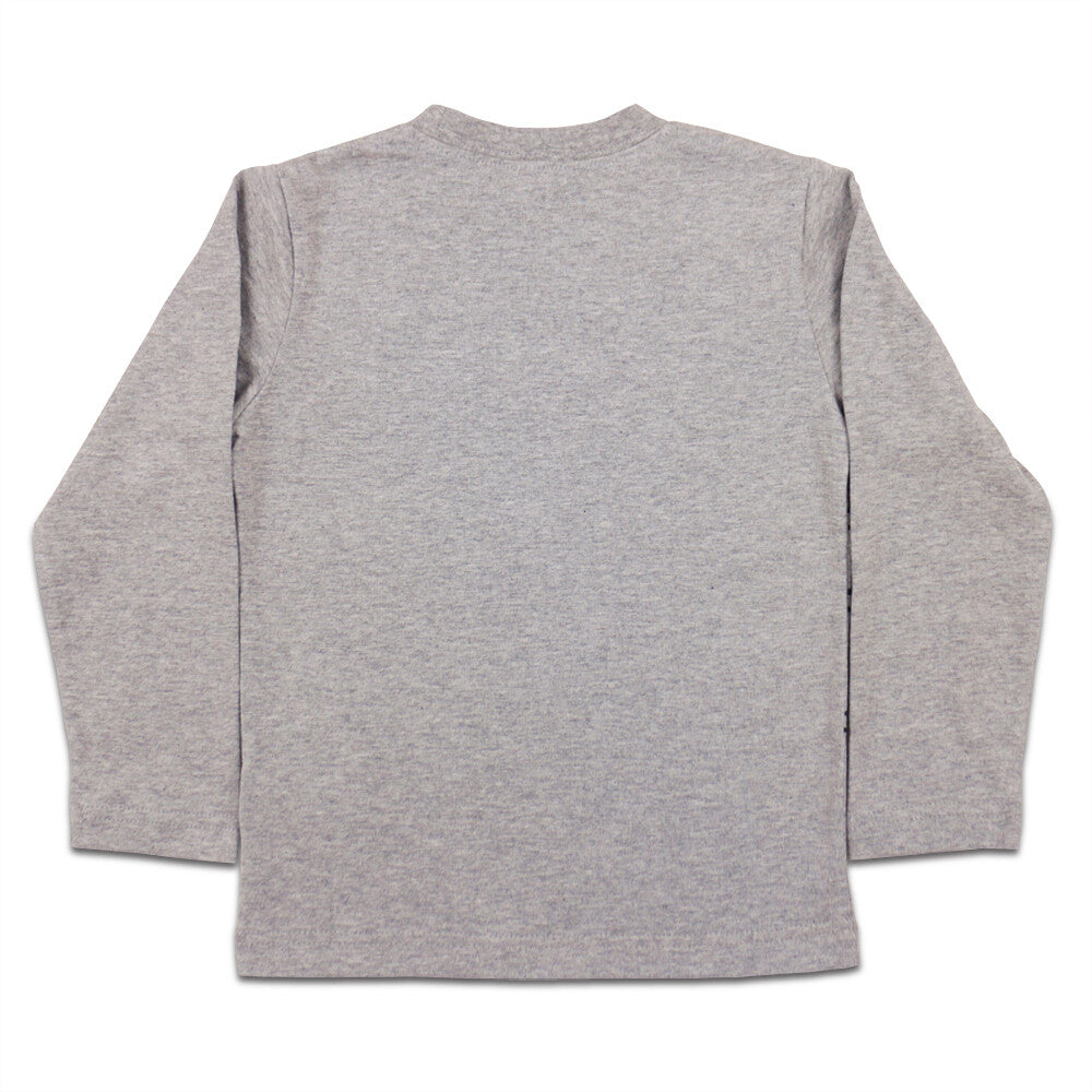 【bab chip】長袖Tシャツ 線路 恐竜 綿100%