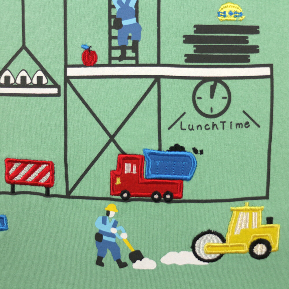 【bab chip】長袖Tシャツ 工事 ポケット付 綿100%