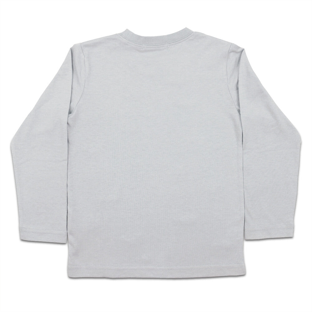 【bab chip】長袖Tシャツ 恐竜 総柄刺繍 綿100%