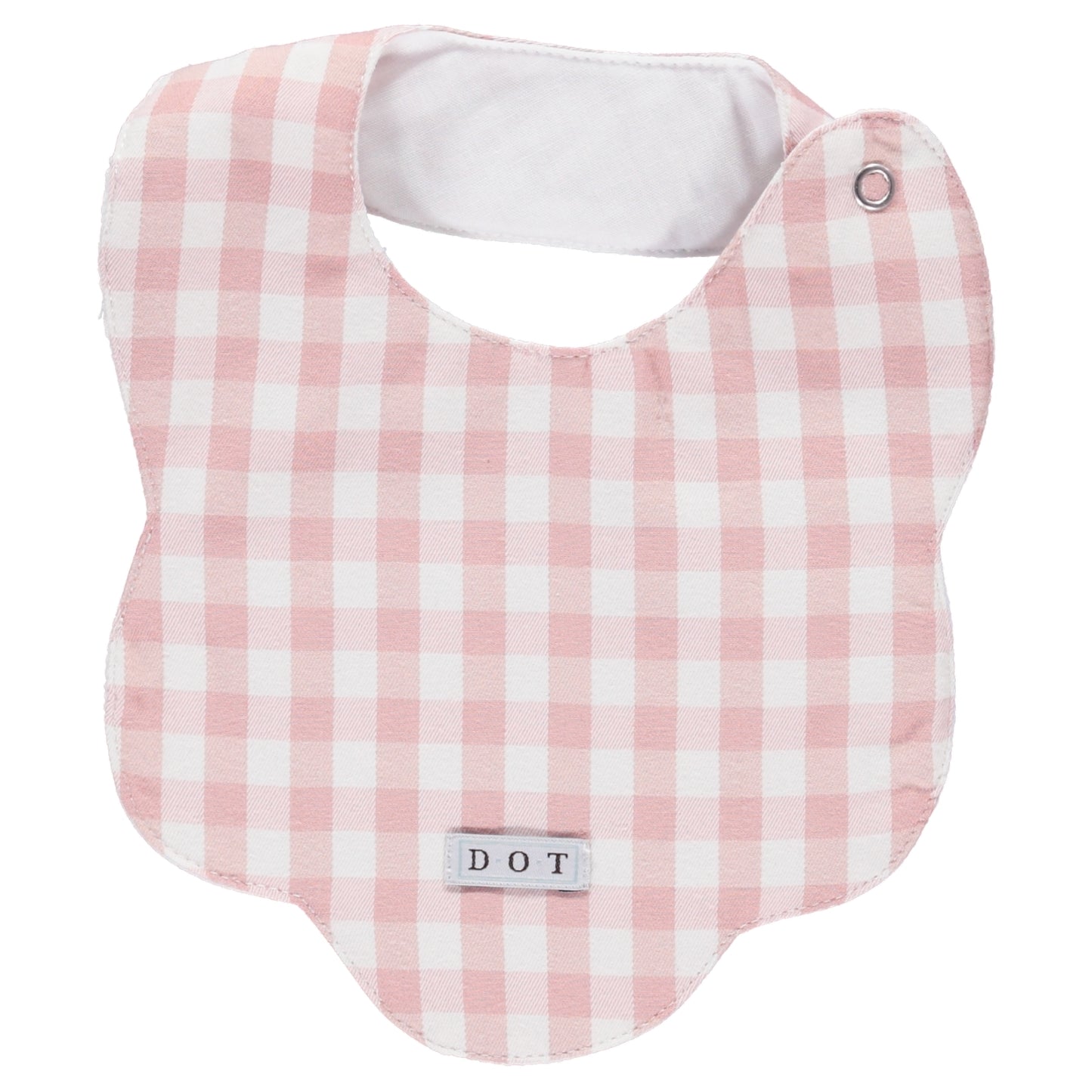 D・O・T Bib pink check