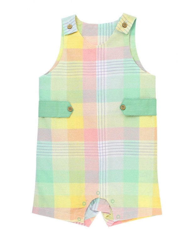 Rugged Butts Cheerful Rainbow Plaid Jon Jon