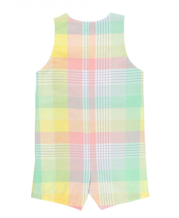 Rugged Butts Cheerful Rainbow Plaid Jon Jon