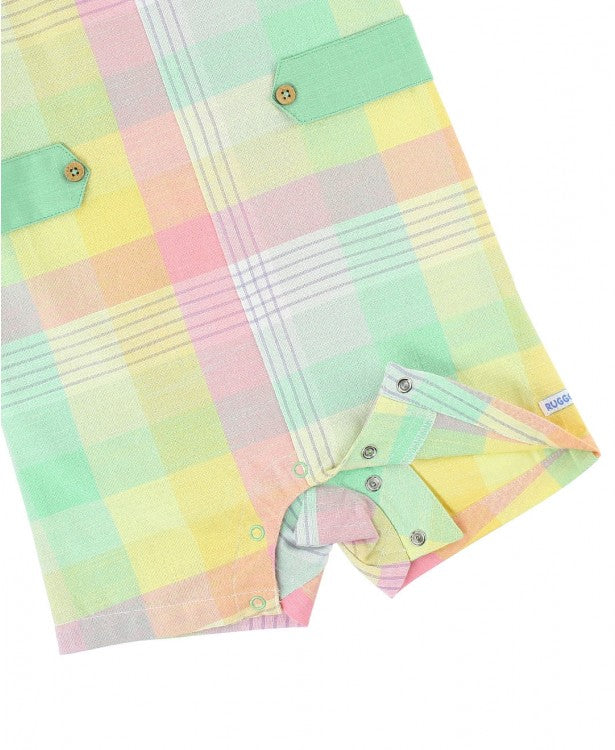 Rugged Butts Cheerful Rainbow Plaid Jon Jon