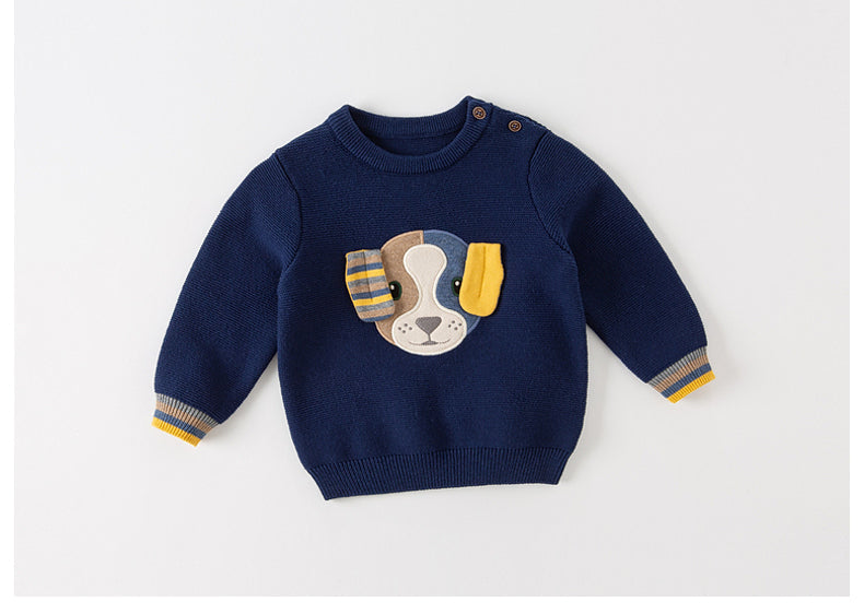 dave&bella Dave Bella Fashionable Dog Navy Sweater DB4223351