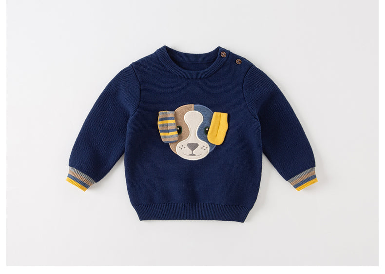 dave&bella Dave Bella Fashionable Dog Navy Sweater DB4223351