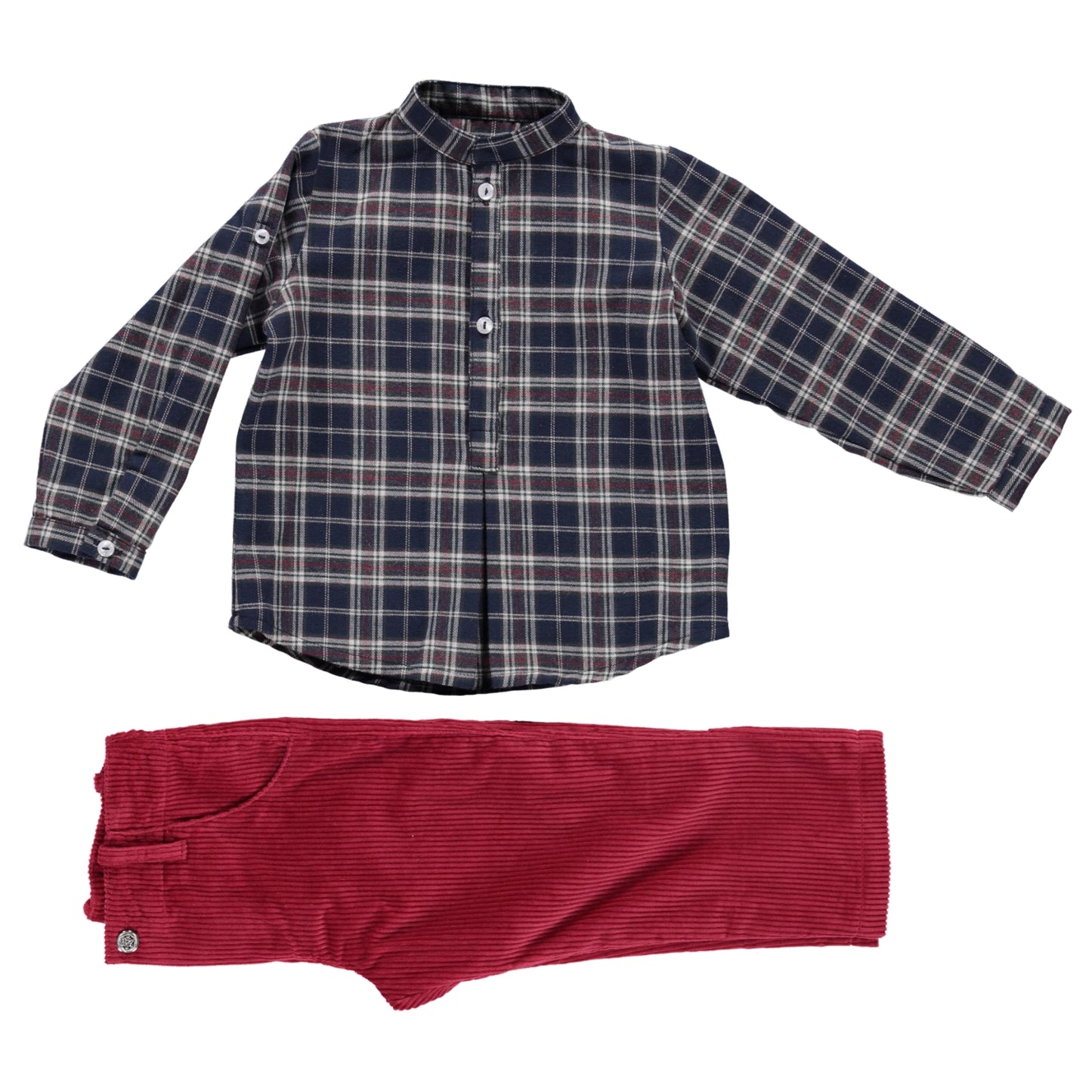 D・O・T Guilherme navy plaid