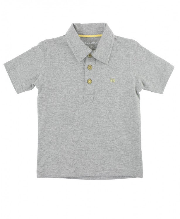 Rugged Butts Heather Gray Polo Shirt