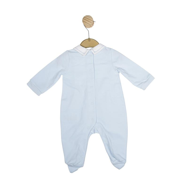 mintini baby dog design smocking romper