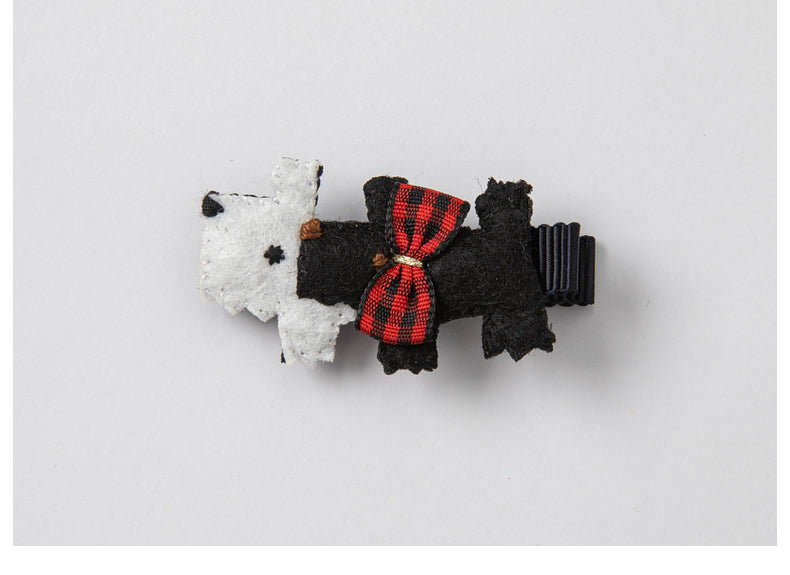 dave&bella デイブベラ シュナウザーデザインヘアクリップ DB20125