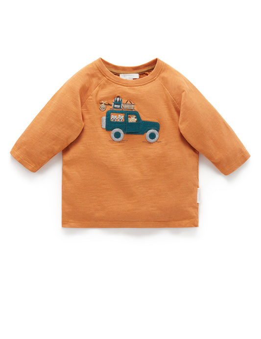 Purebaby ピュアベビー Happy Campers Tee  PB1000W22