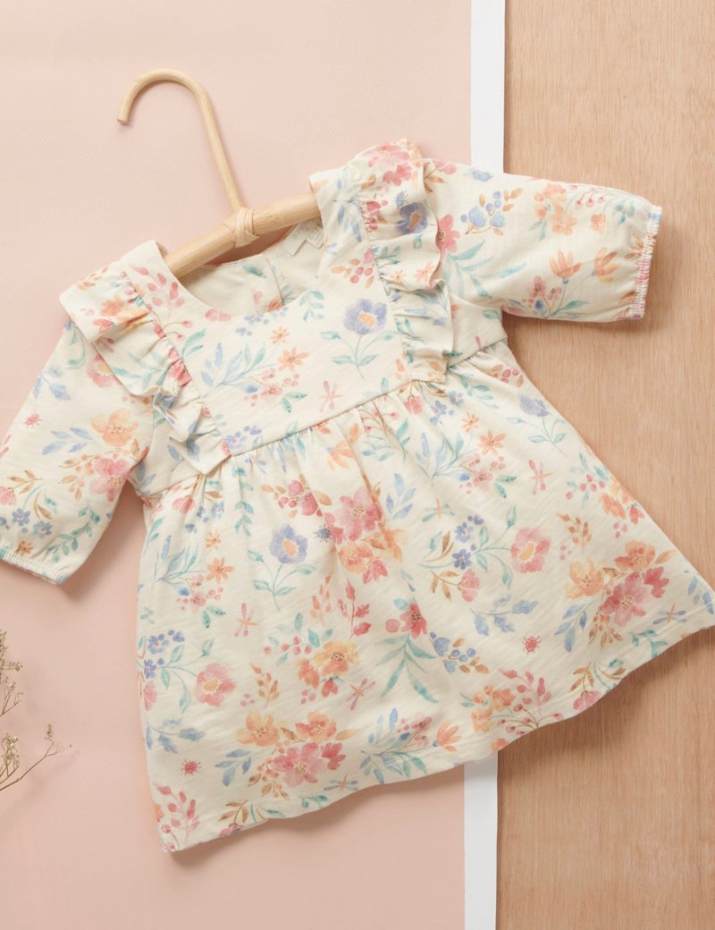 purebaby ピュアベビー Ruffle Dress