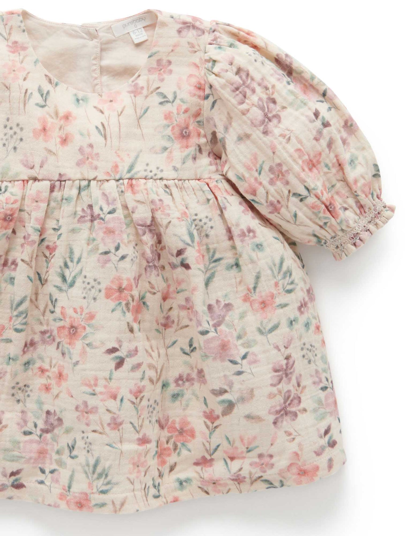 Purebaby Purebaby Wild Flower Dress PB1034W22