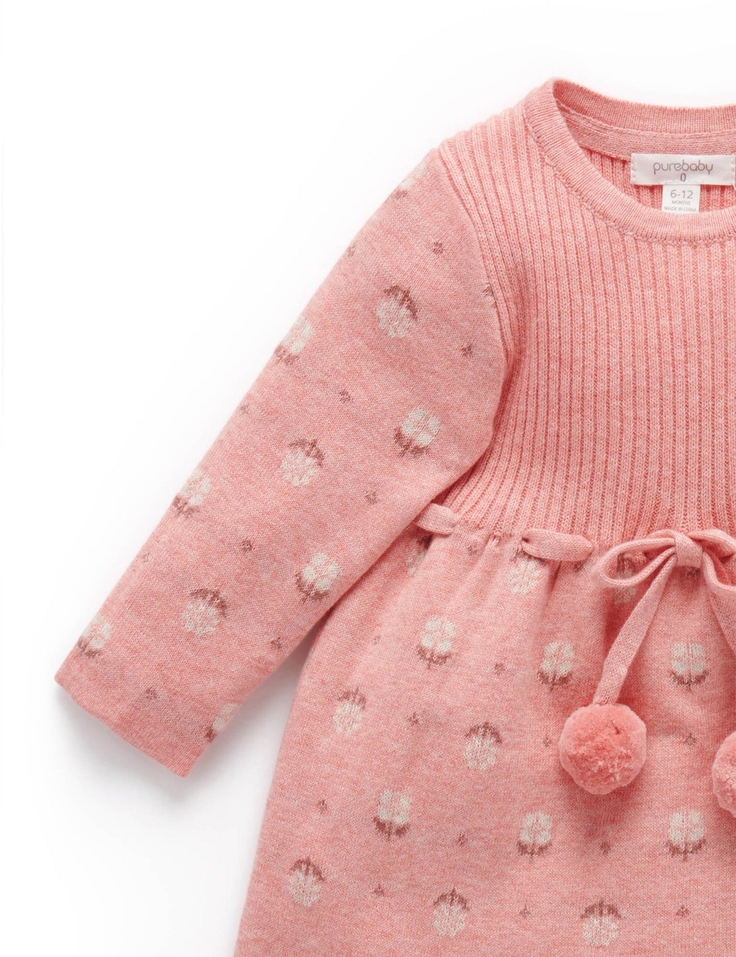 Purebaby Purebaby Forest Knitted Dress PB1040W22