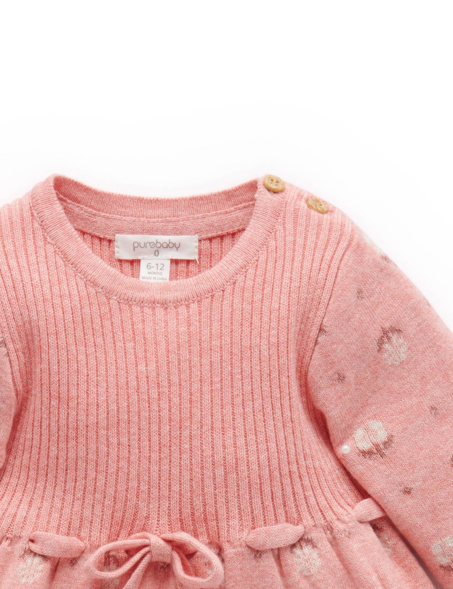 Purebaby Purebaby Forest Knitted Dress PB1040W22