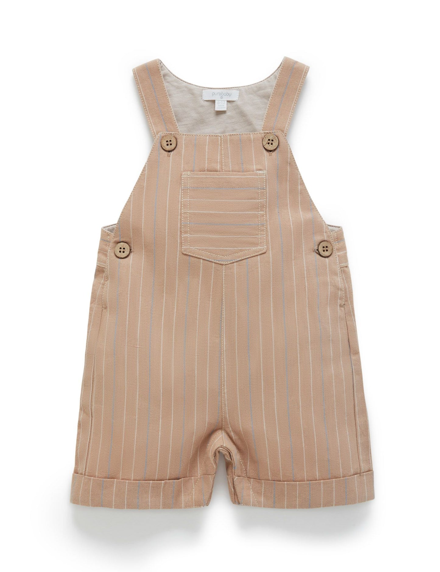 purebaby Pure Baby Linen Blend Overall PB1068S21
