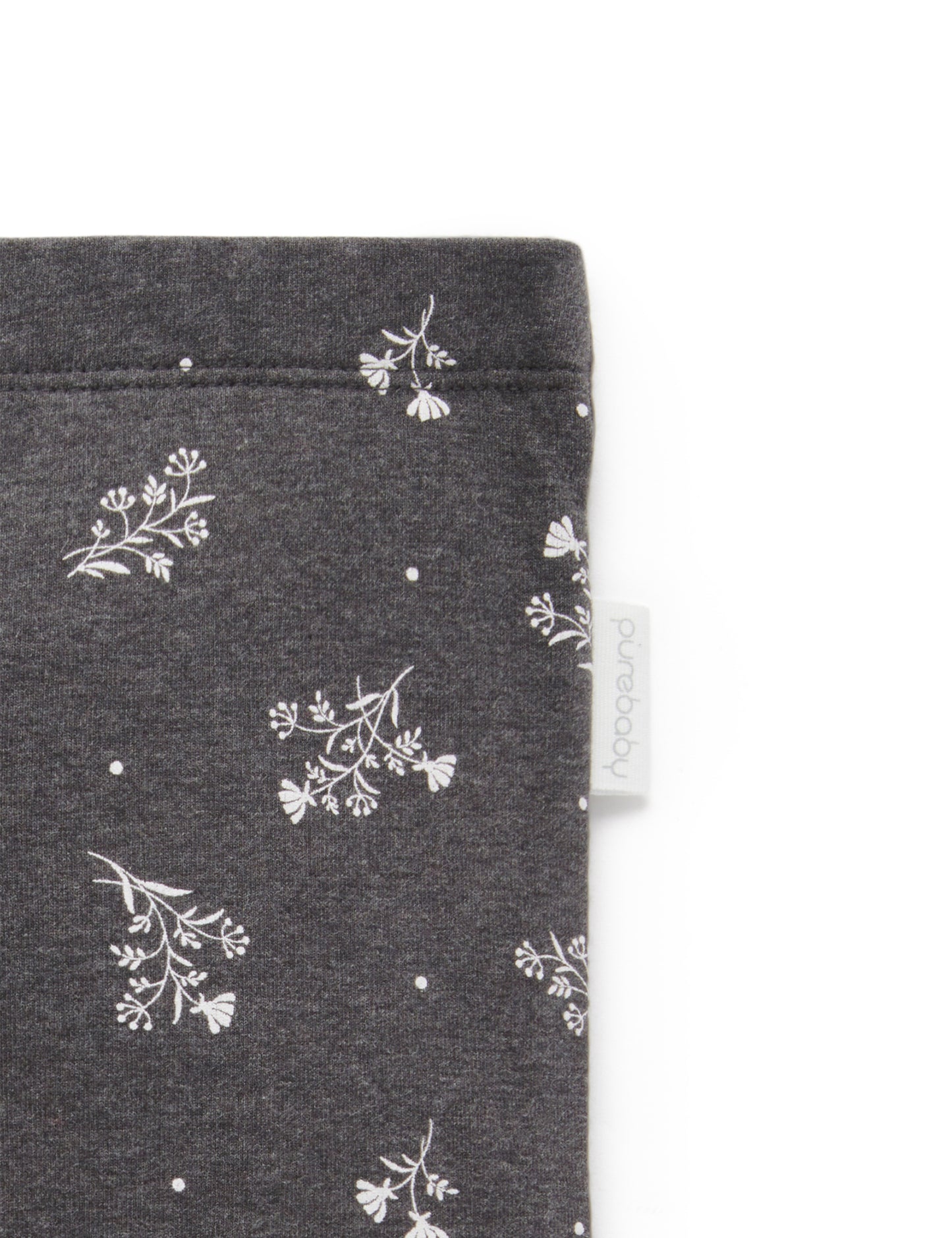【1 last one】purebaby ピュアベビー Thick Leggings Snow Drop Print