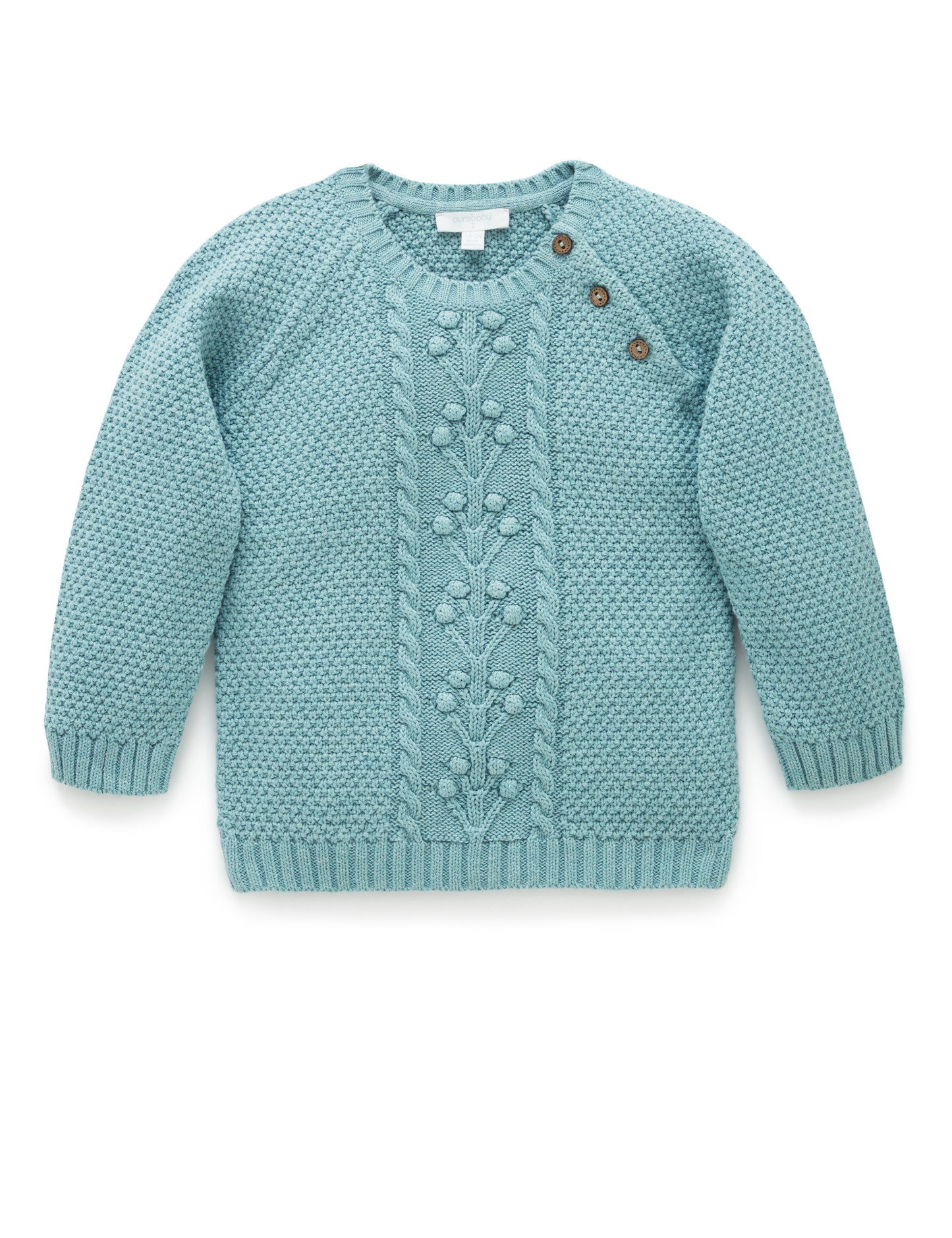 【5 last one】purebaby ピュアベビー Berry Jumper Sage Melange