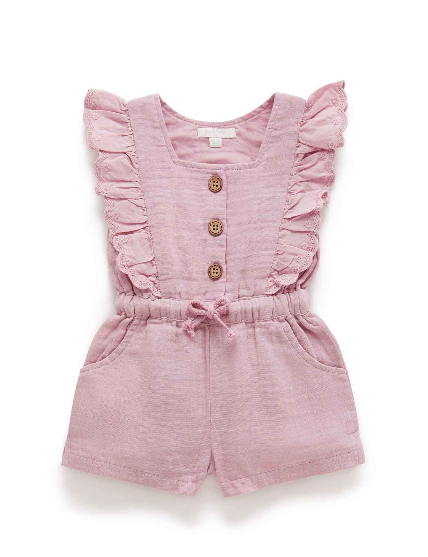 purebaby Pure Baby Ruffle Jumpsuit PB2072S21