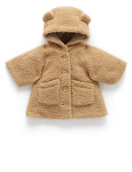 Purebaby ピュアベビー Bear Coat  PD1018W22
