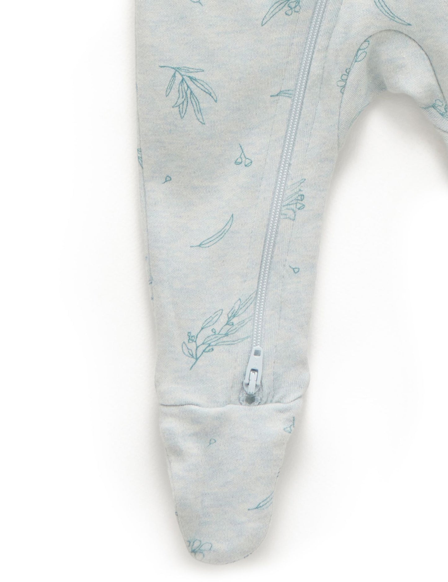 Purebaby Purebaby Zip Grpwsuit Mint Eucalyptus PE1001ES