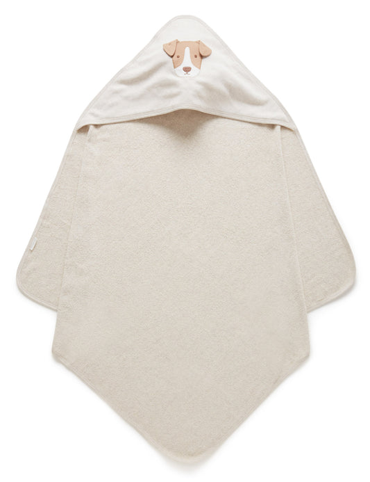 Purebaby ピュアベビー Hooded Puppy Towel