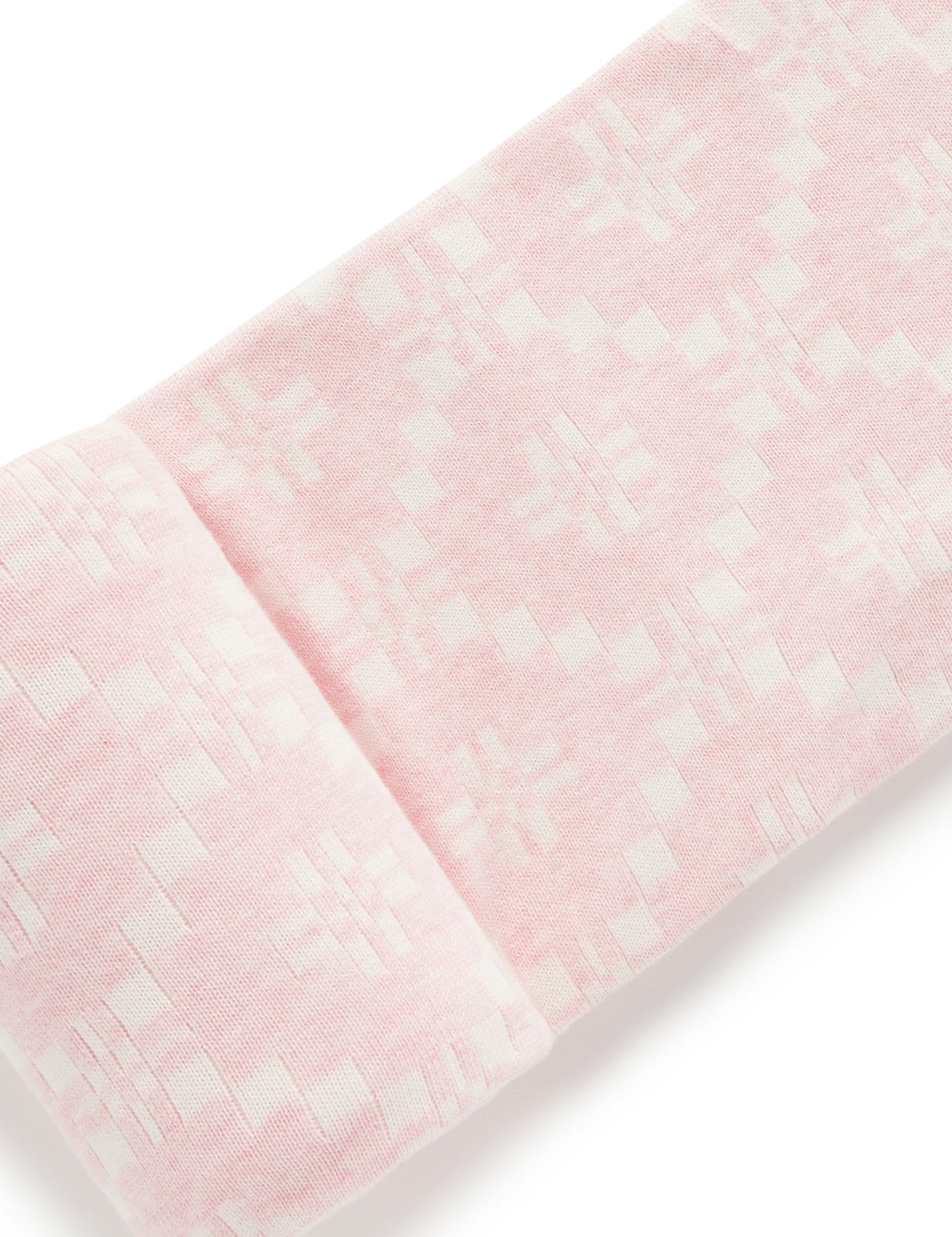 purebaby  ピュアベビー  Geometric Blanket Pink