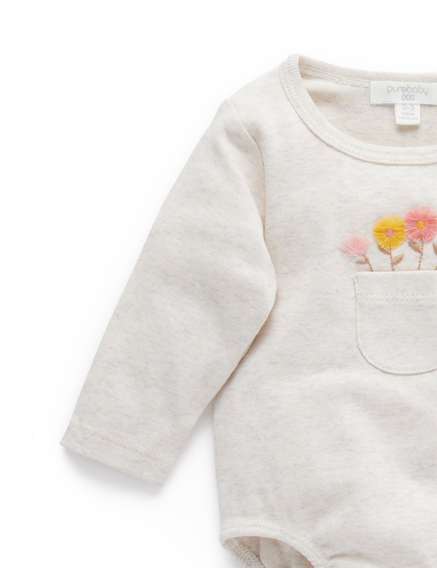 Purebaby Pure Baby Posie Bodysuit PN1004S21