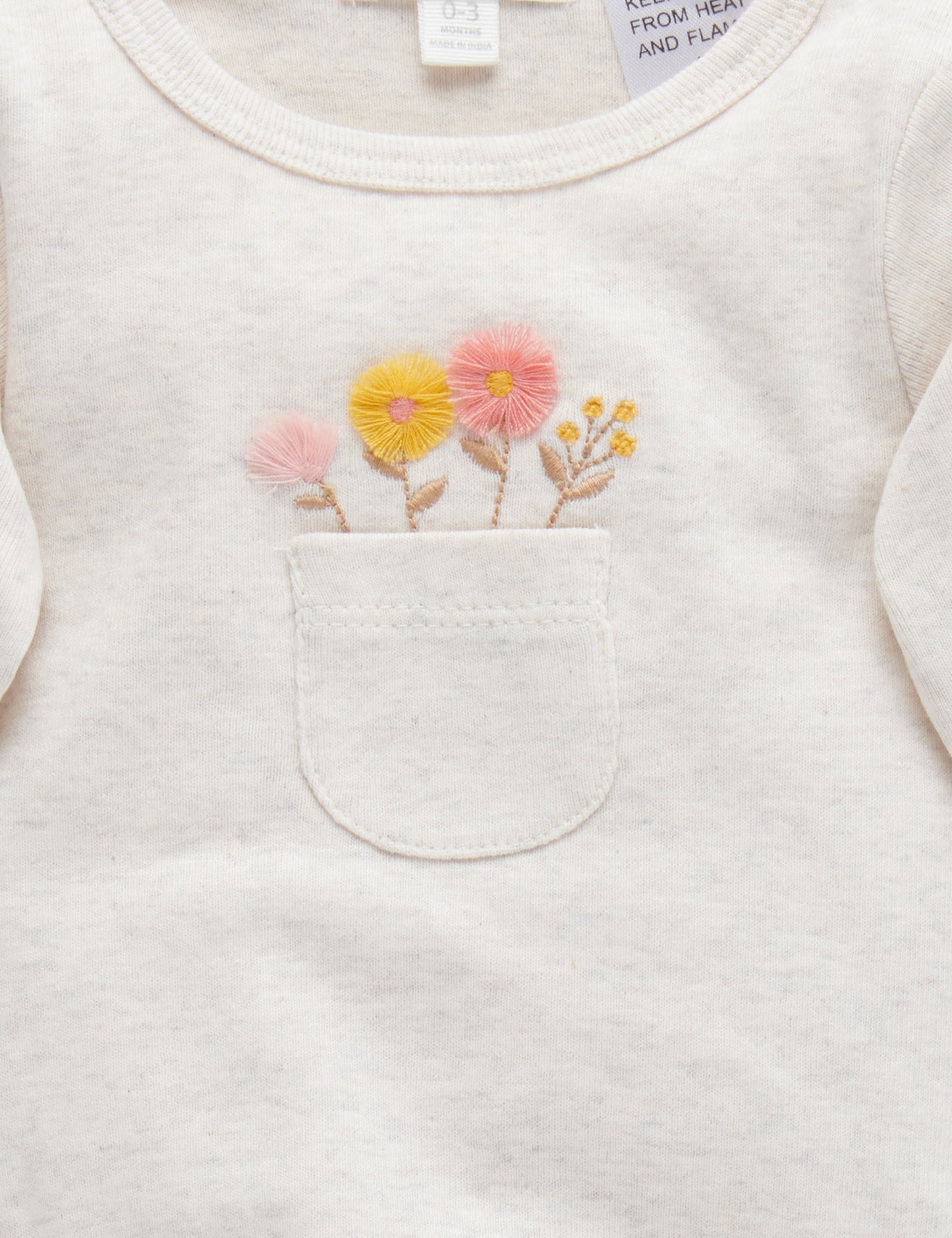 Purebaby Pure Baby Posie Bodysuit PN1004S21