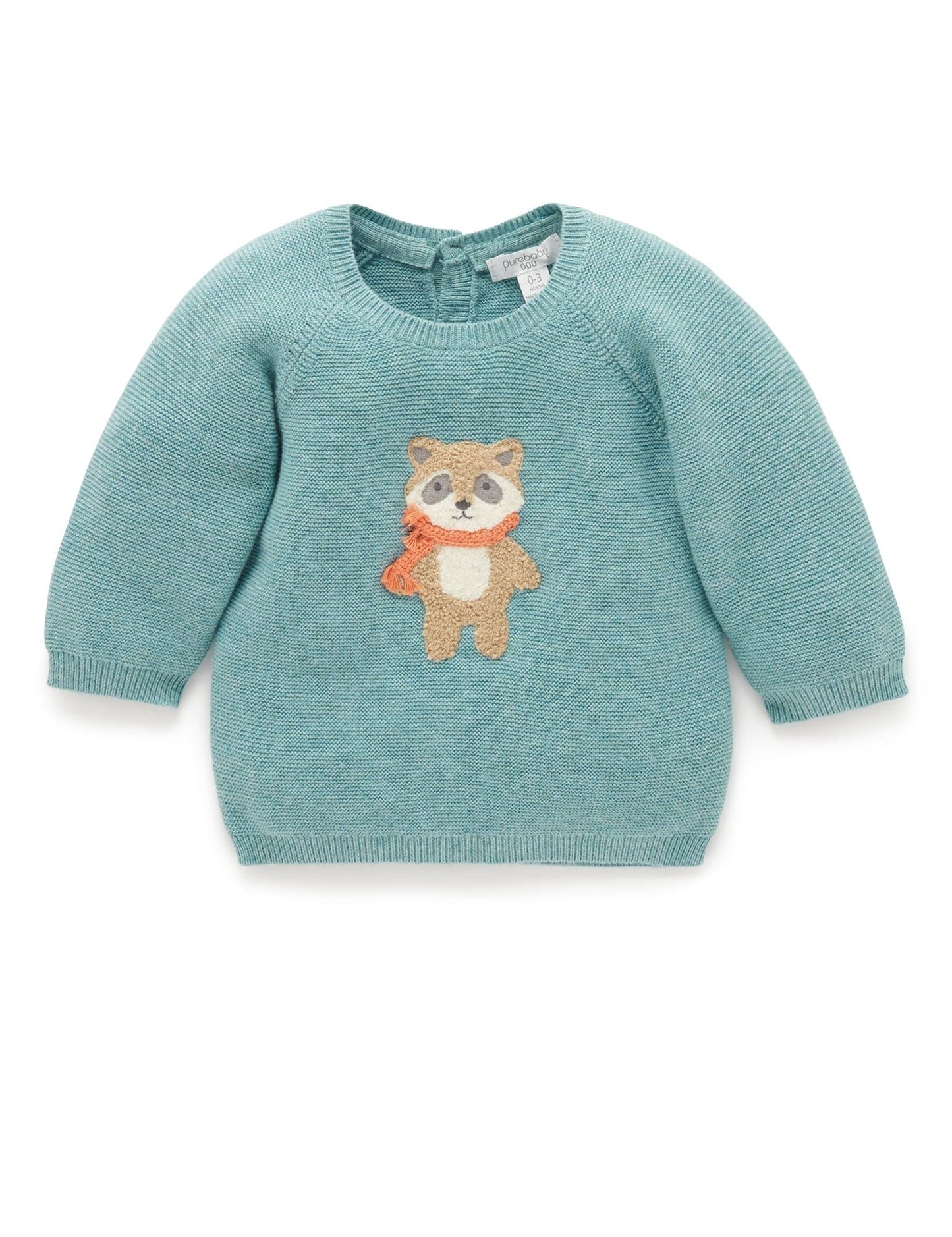 purebaby Pure Baby Little Raccoon Jumper PN1016W22
