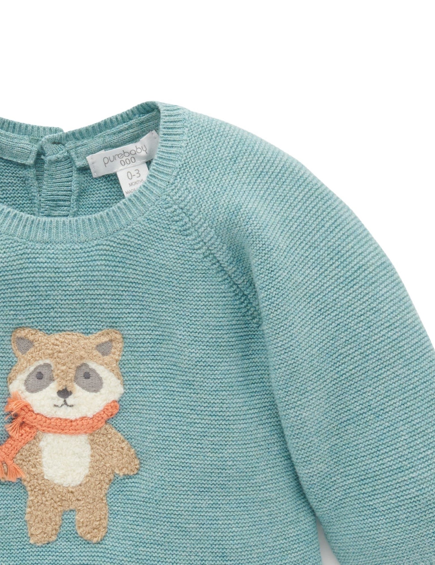 purebaby Pure Baby Little Raccoon Jumper PN1016W22