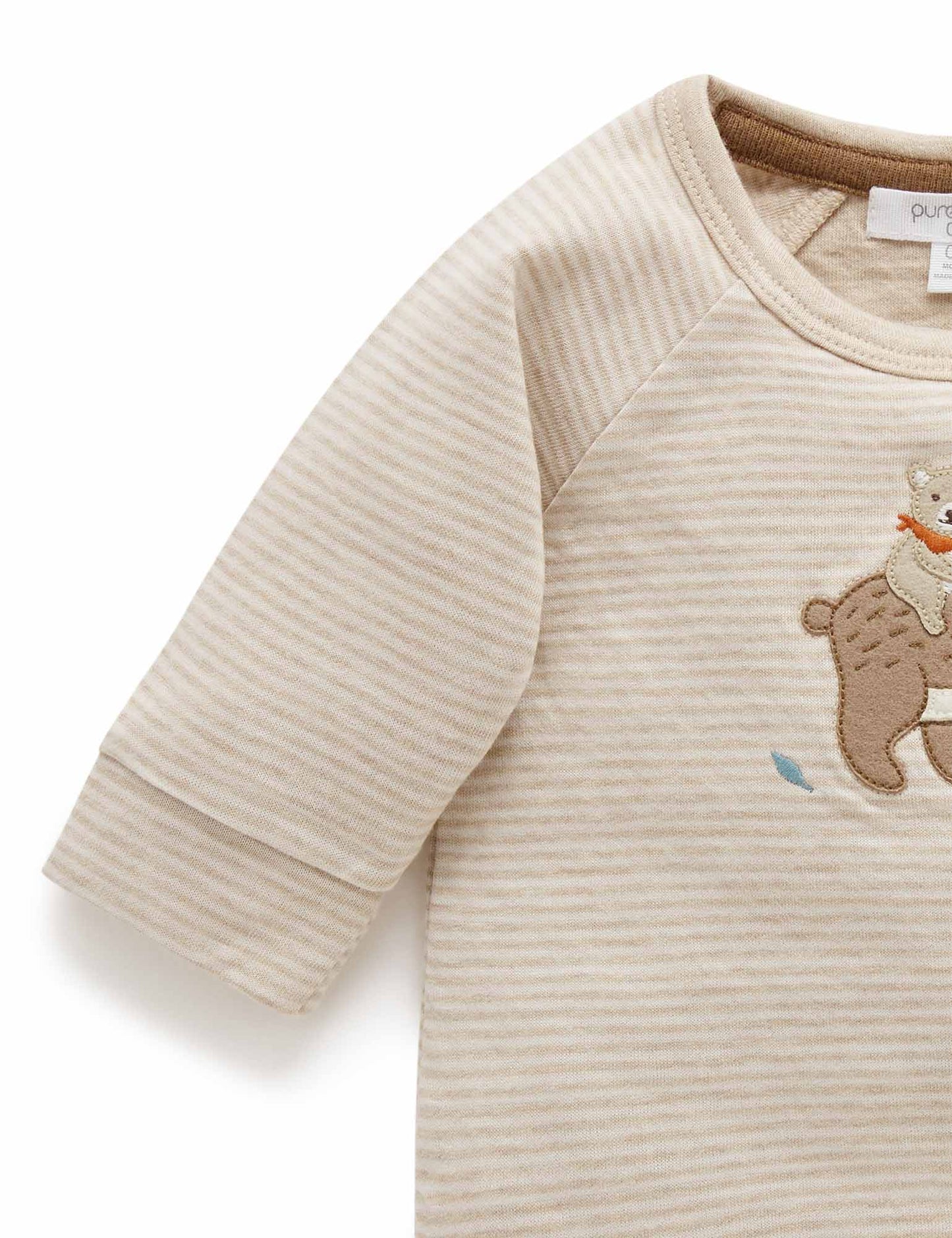 【1 last one】Purebaby ピュアベビー Little Friends Tee  PN1024W22