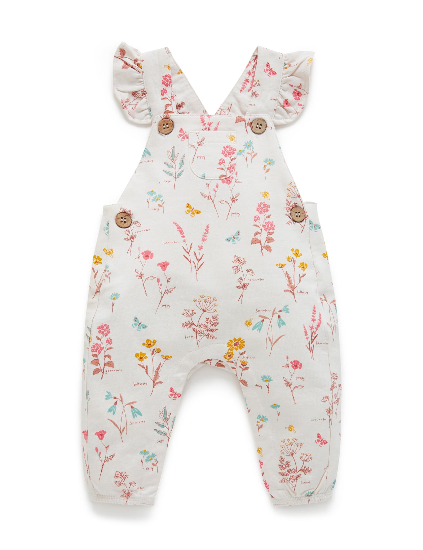 purebaby Pure Baby Garden Overall PN1031S21