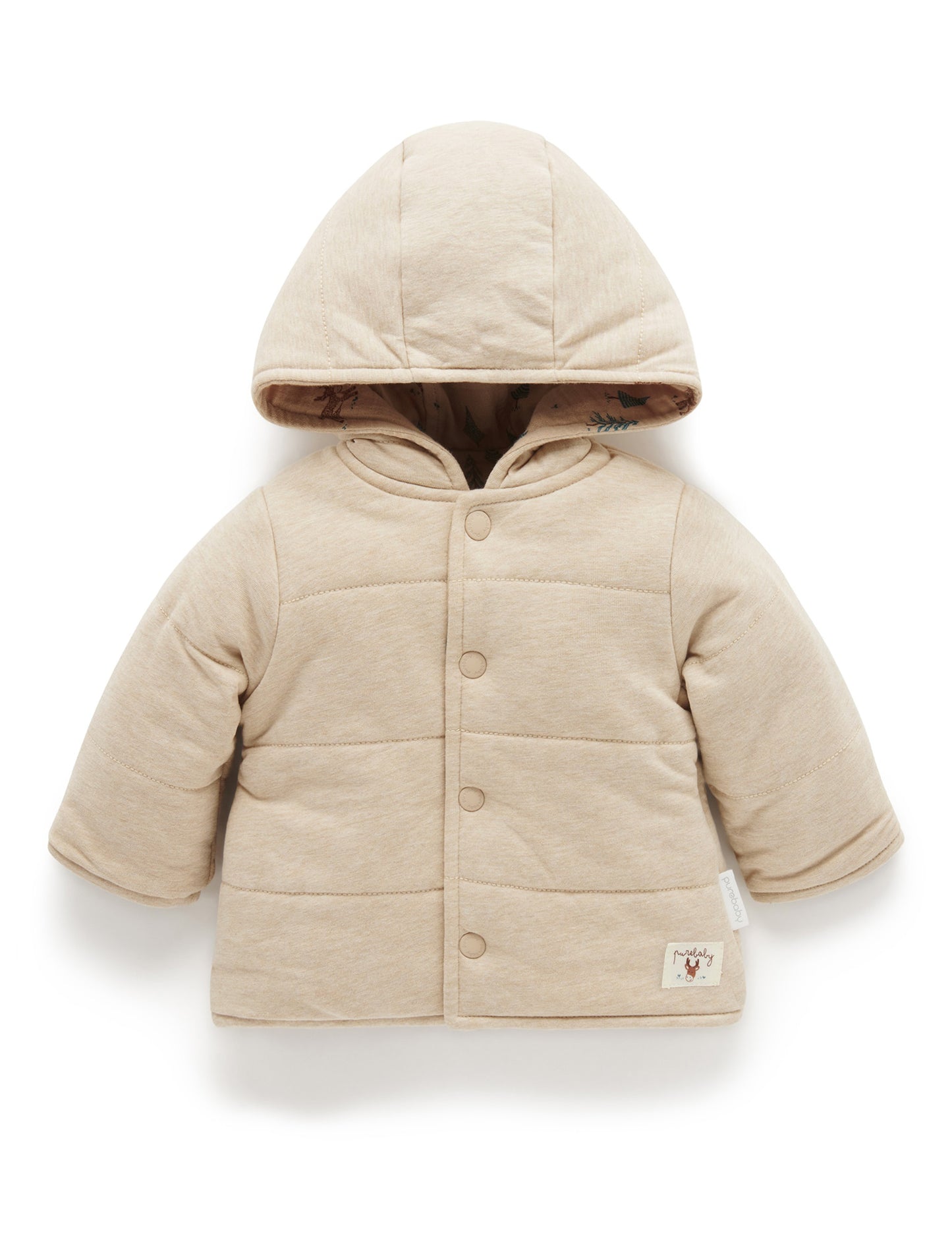 Purebaby ピュアベビー  Reversible Jacket  Grazing Moose Print  PN1036W22