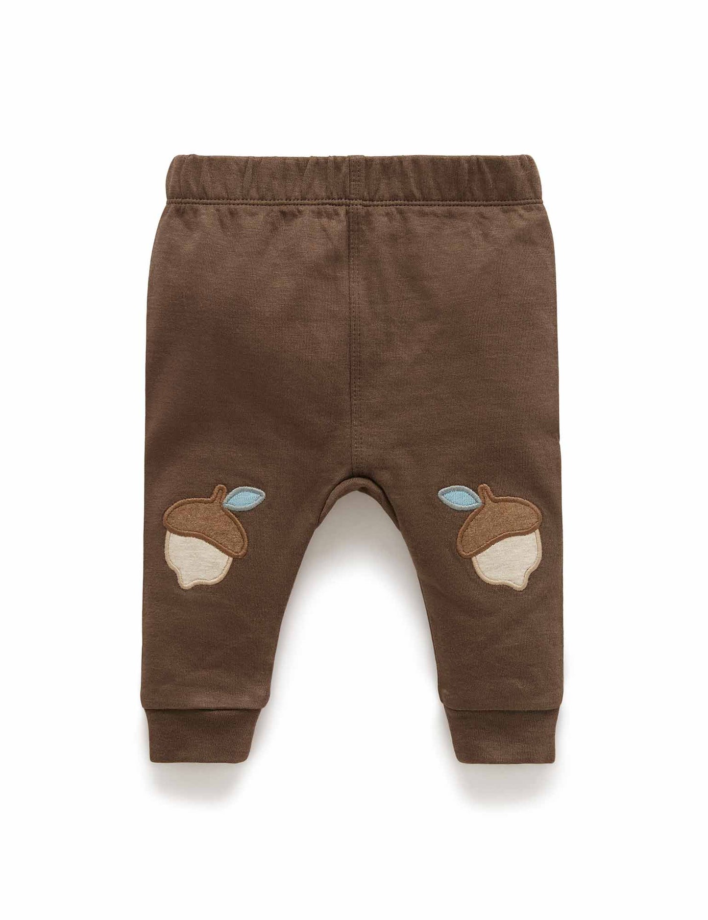 Purebaby ピュアベビー Knee Patch Legging Chocolate  PN1050W22