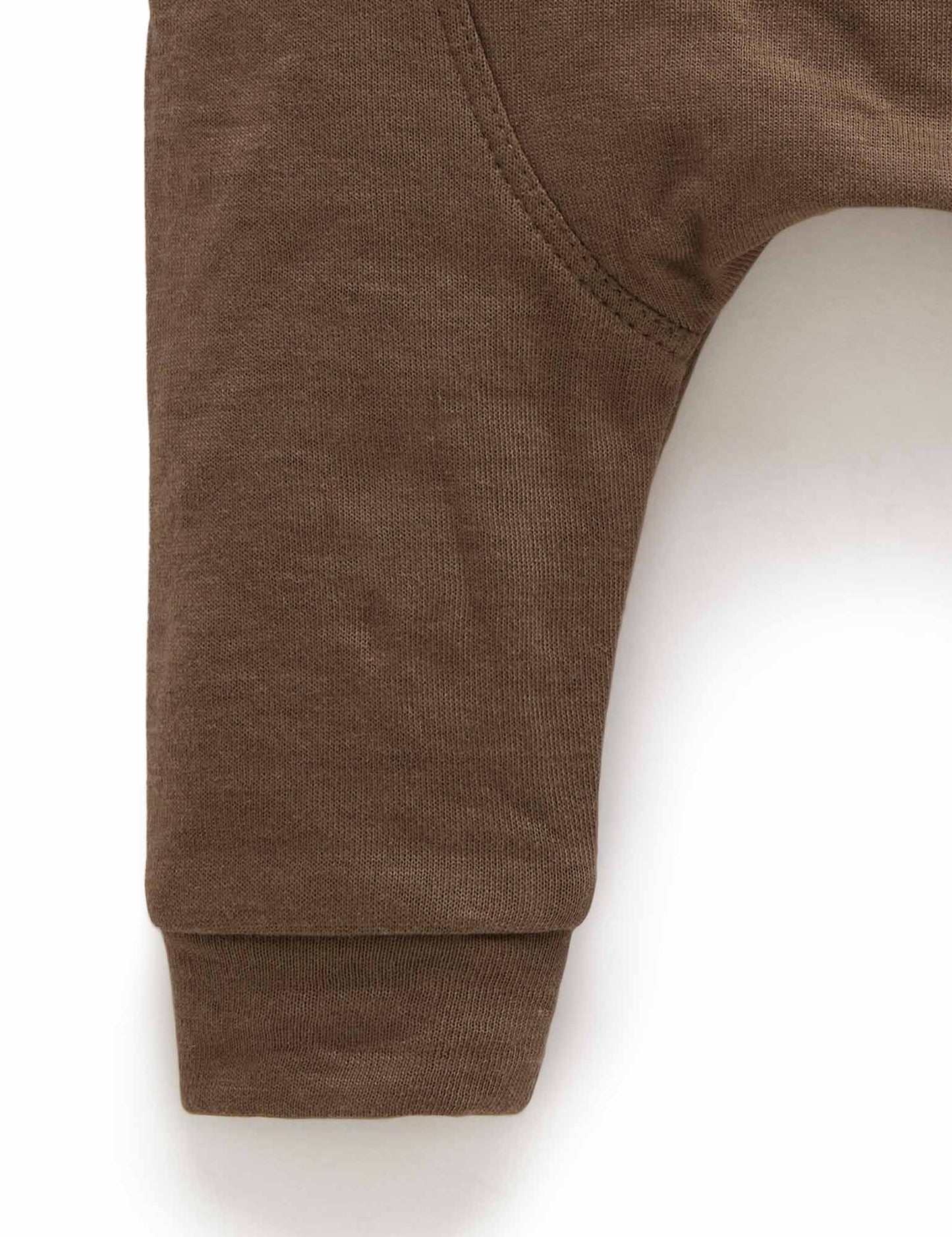 Purebaby ピュアベビー Knee Patch Legging Chocolate  PN1050W22