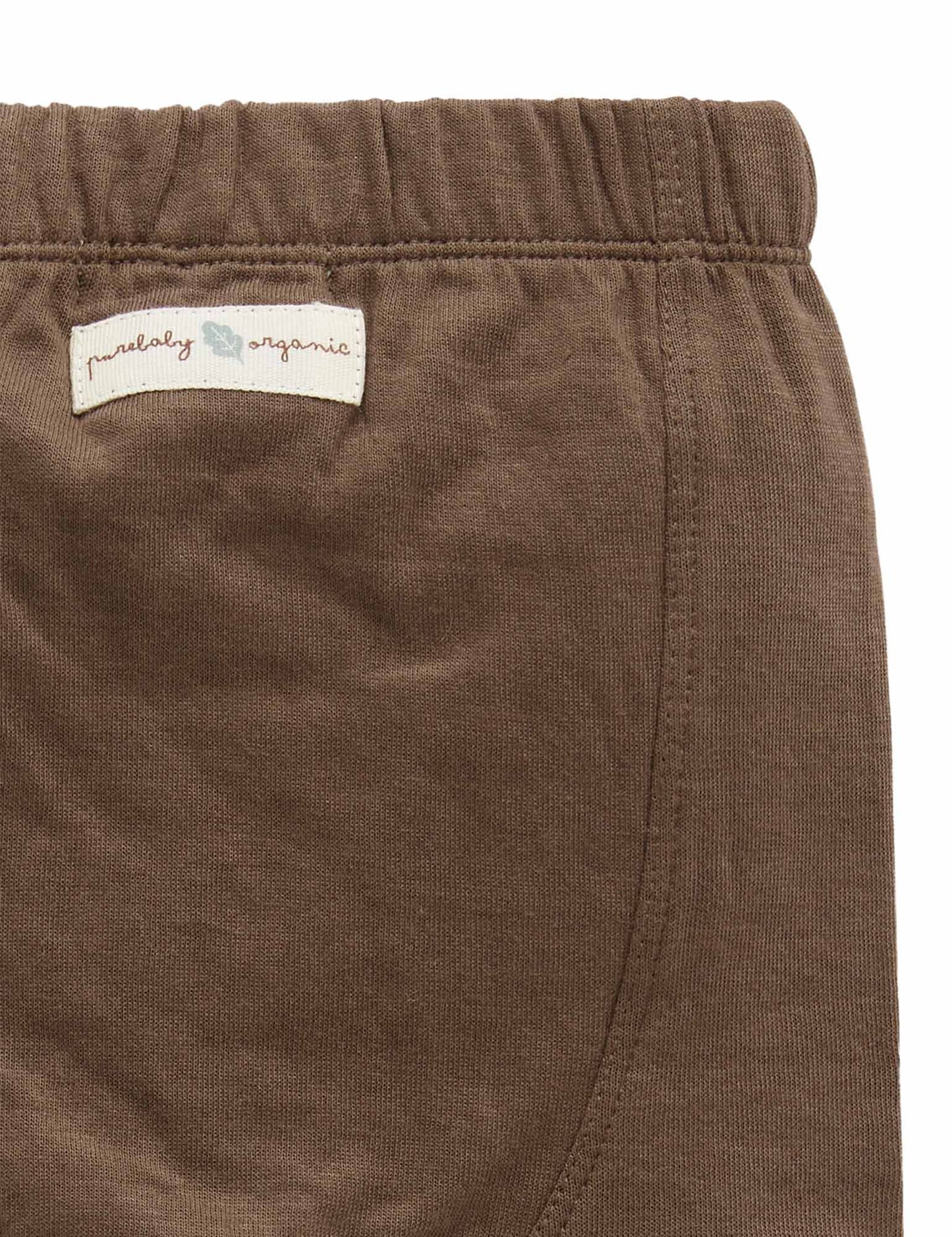 Purebaby ピュアベビー Knee Patch Legging Chocolate  PN1050W22