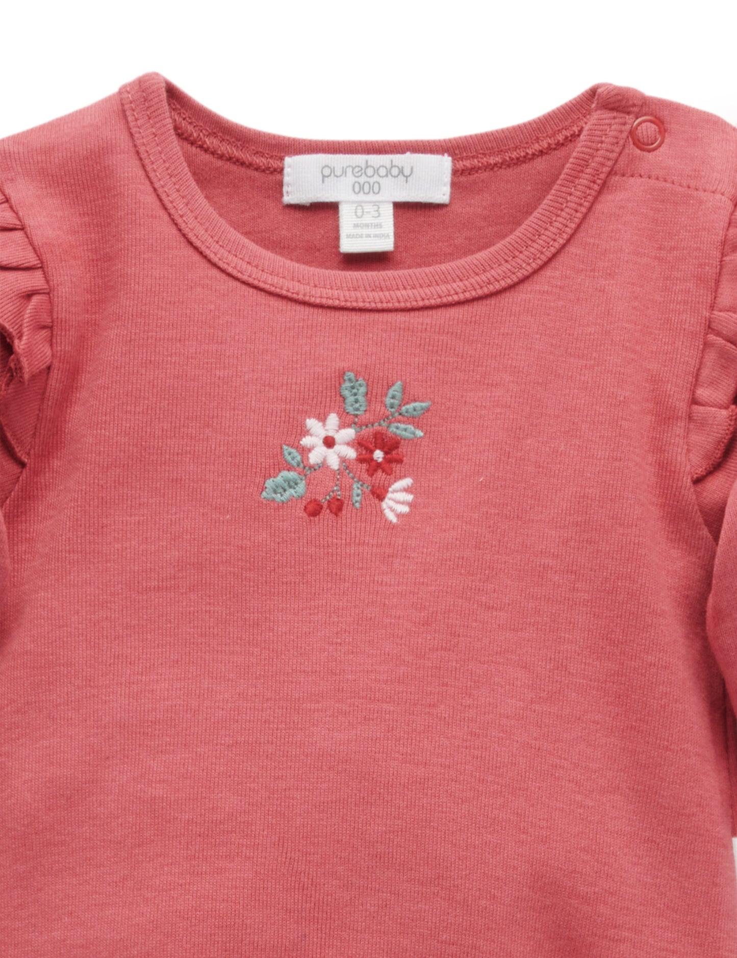 purebaby ピュアベビー 2 Pack Bodysuit Gift Pack Acorn Gathering Print