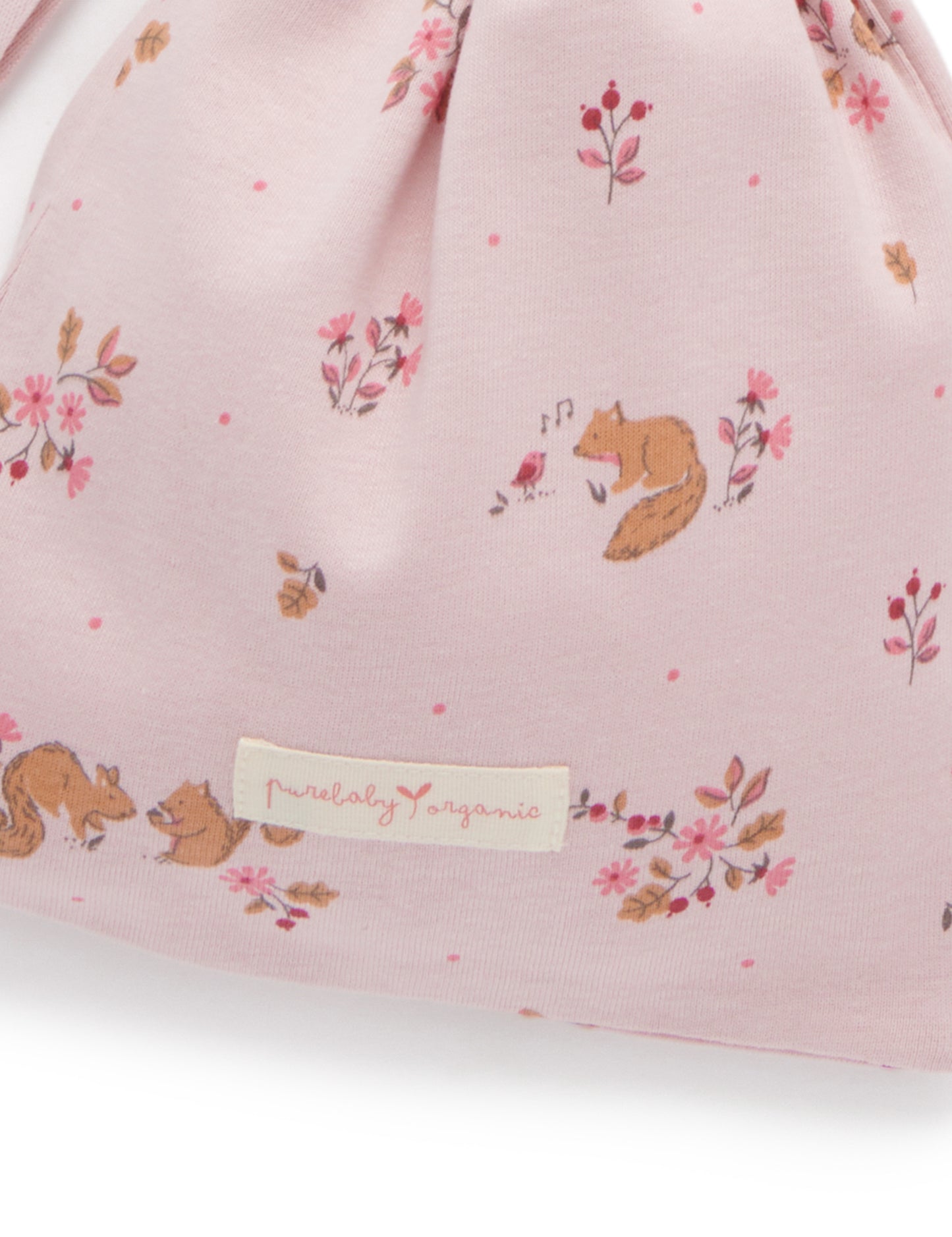 purebaby ピュアベビー 2 Pack Bodysuit Gift Pack Acorn Gathering Print