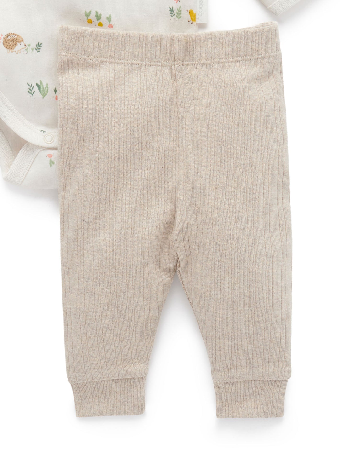 【00 last one】Purebaby ピュアベビー 2 Piece Gift Pack  Veggie Patch Print  PN1109S21