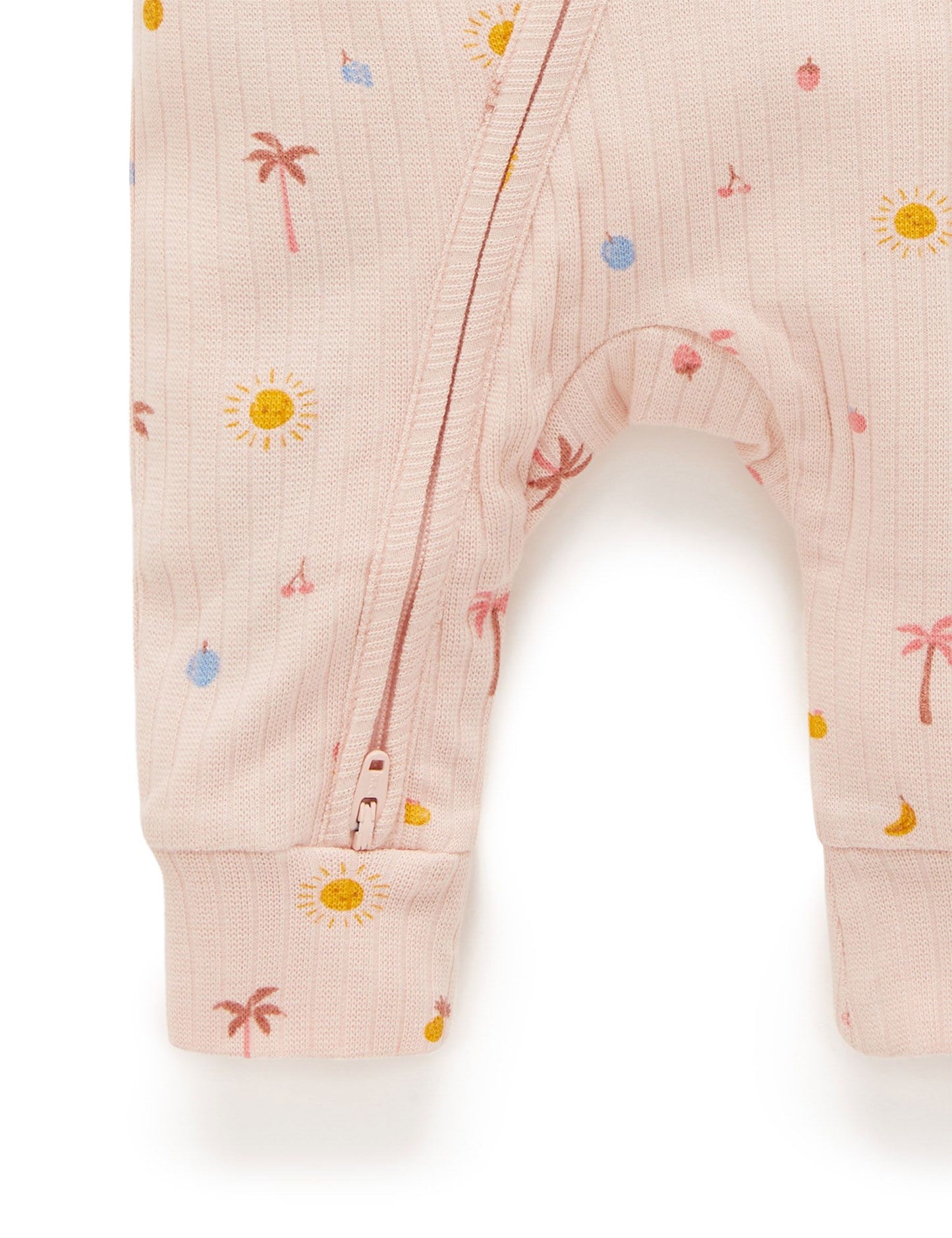 purebaby Pure Baby Island Rib Growsuit PN2080S21