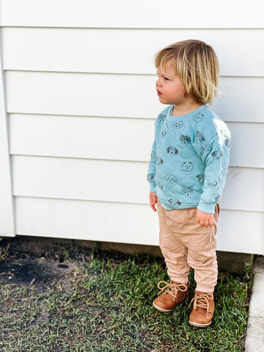 purebaby ピュアベビー Quilted Windcheater